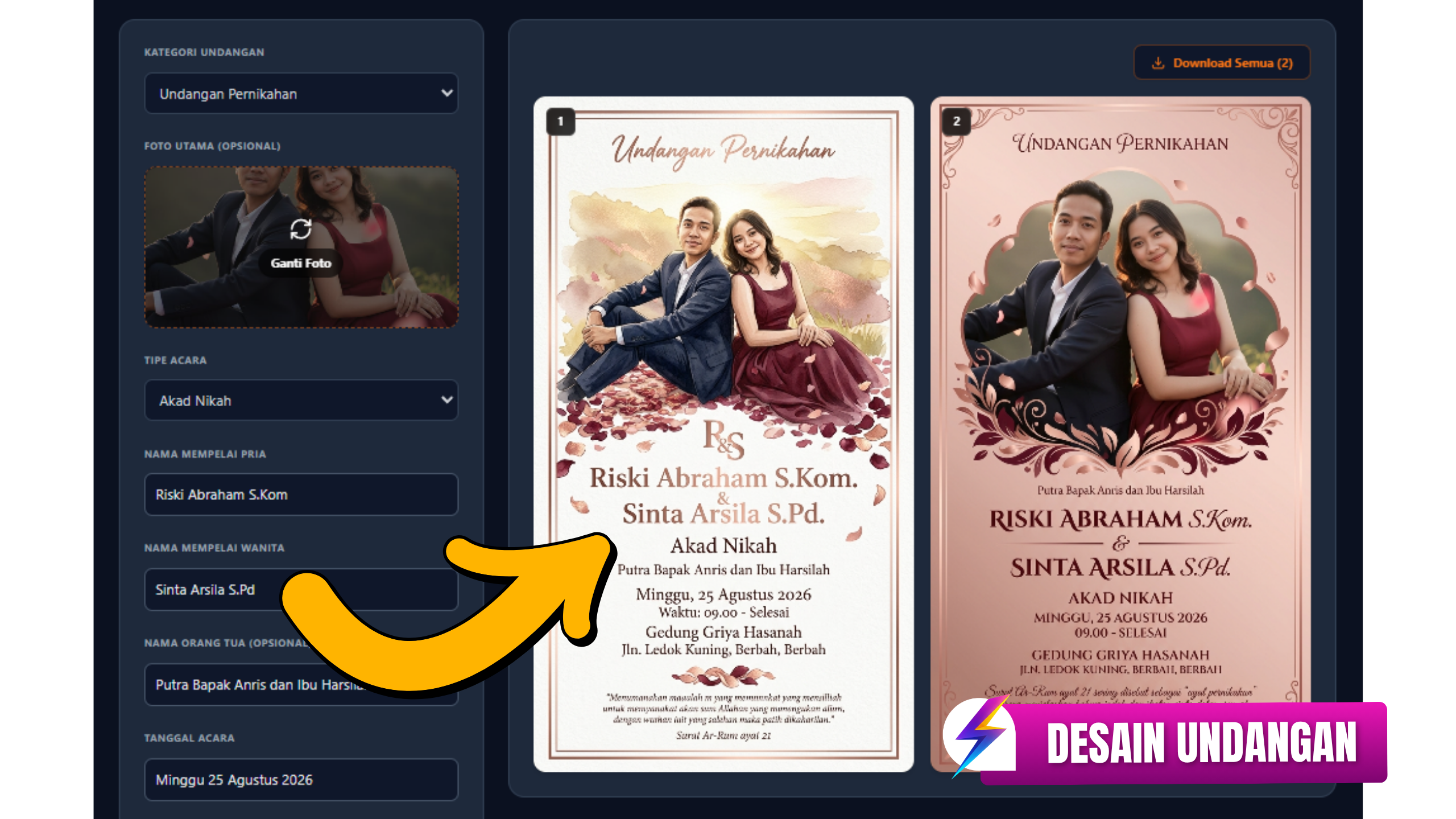 Desain Undangan