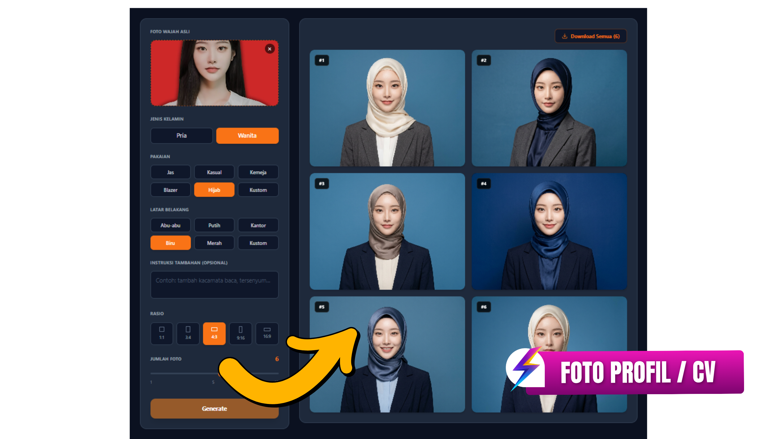 Foto Profil CV