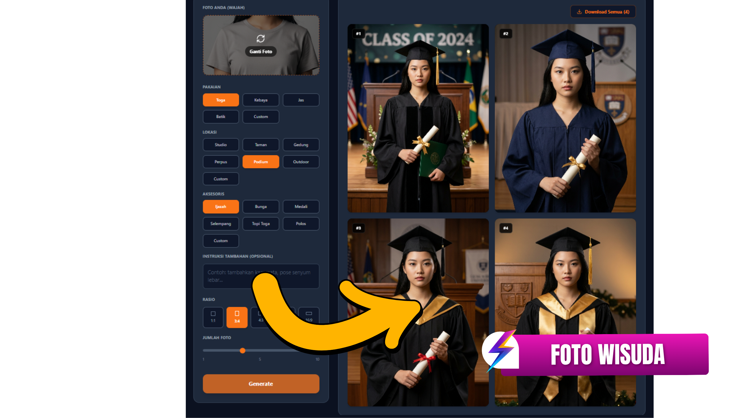 Foto Wisuda