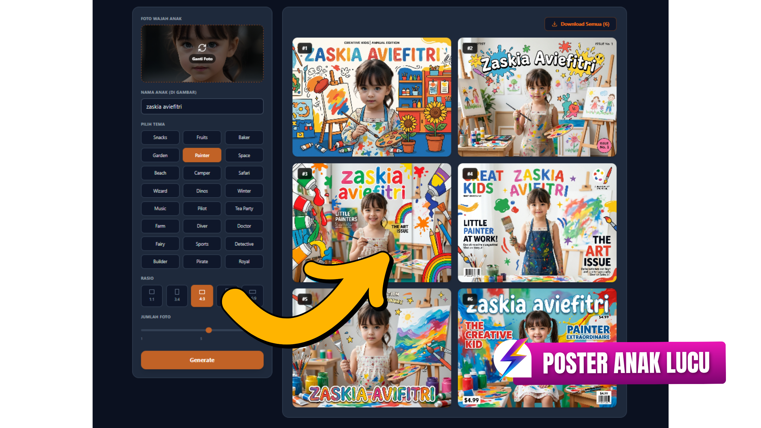 Poster Anak Lucu